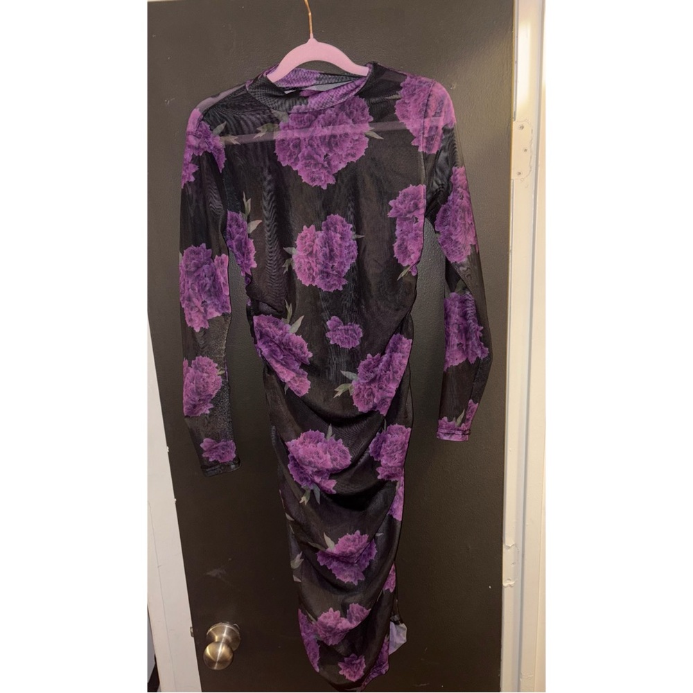 Mesh Floral Dress